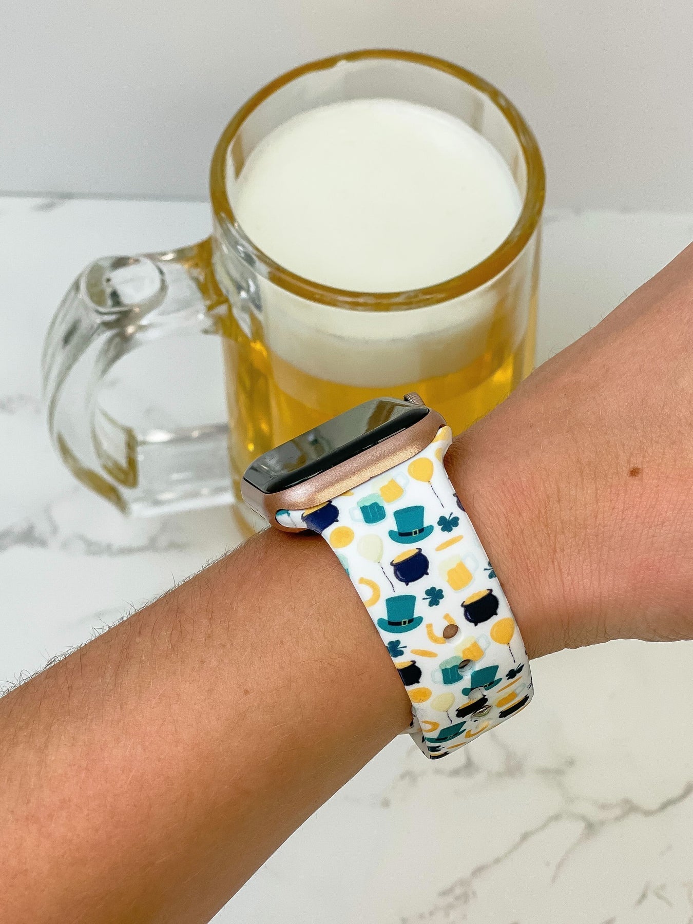 PREORDER: St. Patrick's Scene Printed Silicone Smart Watch Band